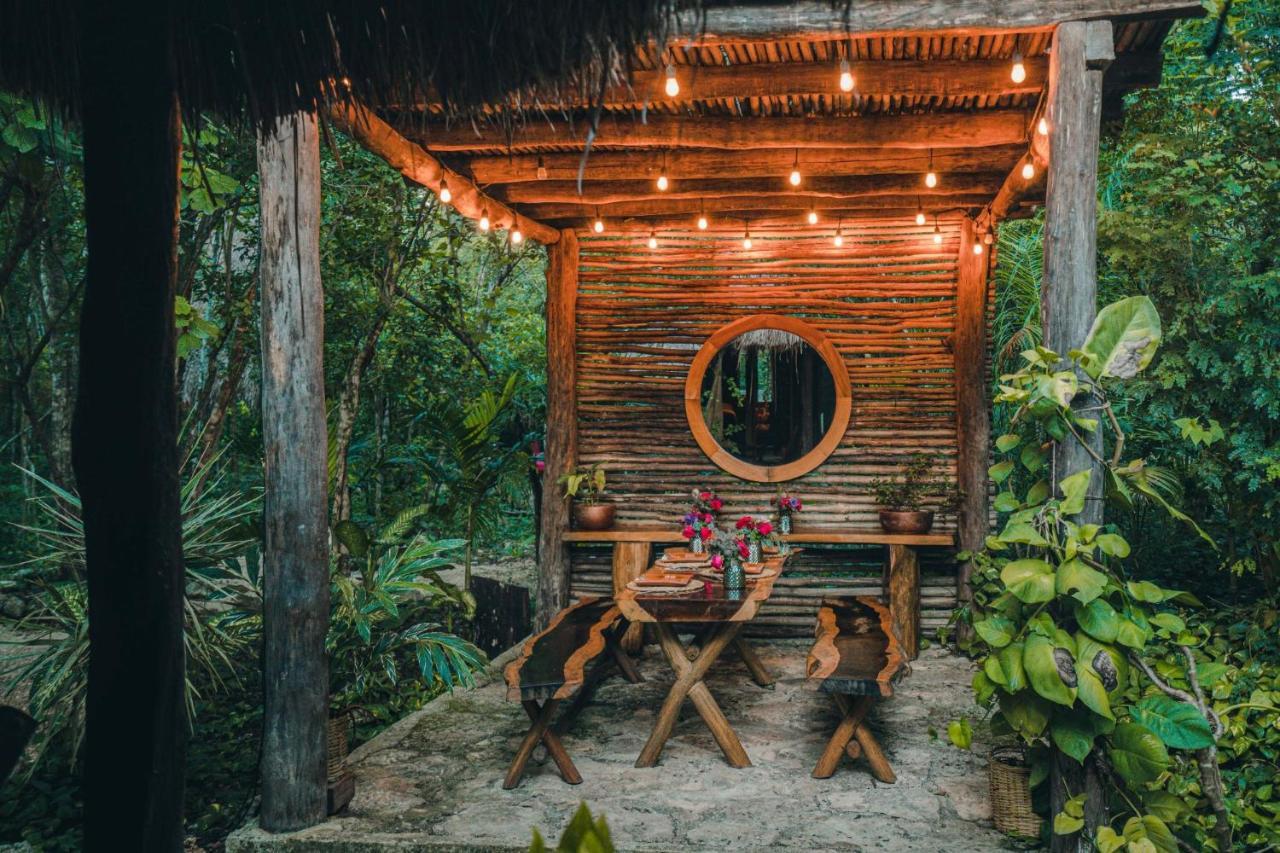 Madre Tierra Eco Habitat Konuk evi Puerto Morelos Dış mekan fotoğraf