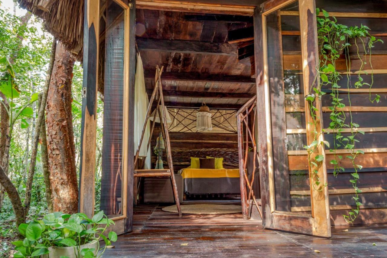 Madre Tierra Eco Habitat Konuk evi Puerto Morelos Dış mekan fotoğraf