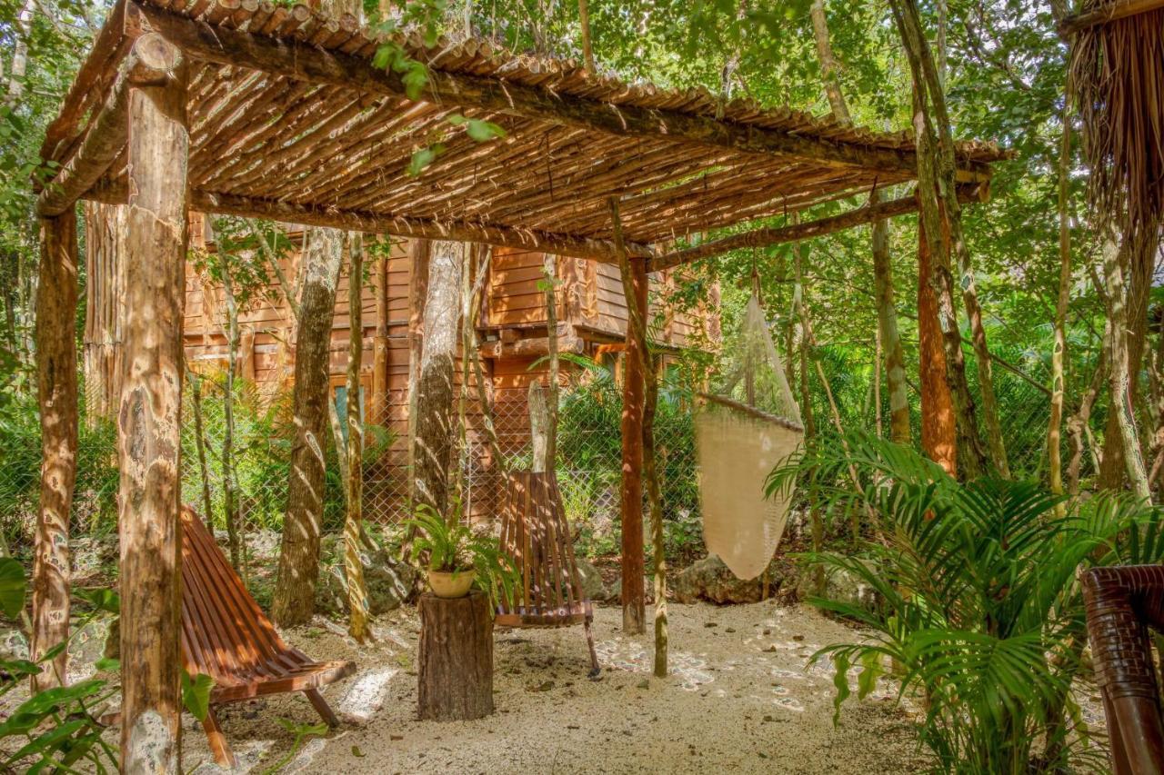 Madre Tierra Eco Habitat Konuk evi Puerto Morelos Dış mekan fotoğraf
