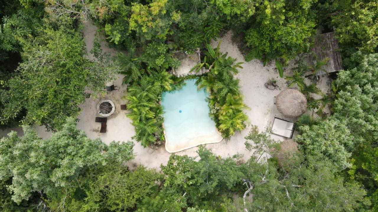 Madre Tierra Eco Habitat Konuk evi Puerto Morelos Dış mekan fotoğraf