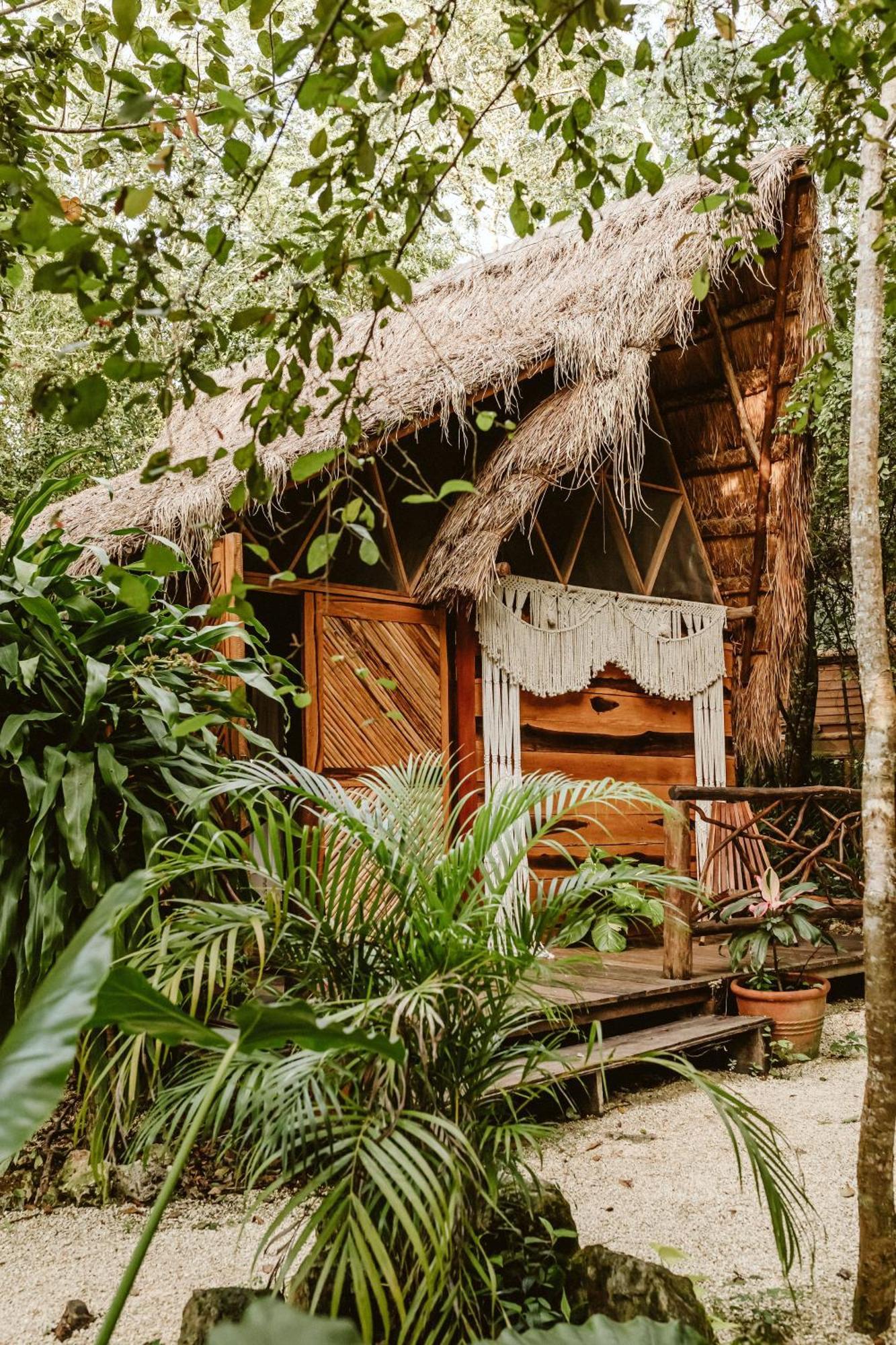 Madre Tierra Eco Habitat Konuk evi Puerto Morelos Dış mekan fotoğraf