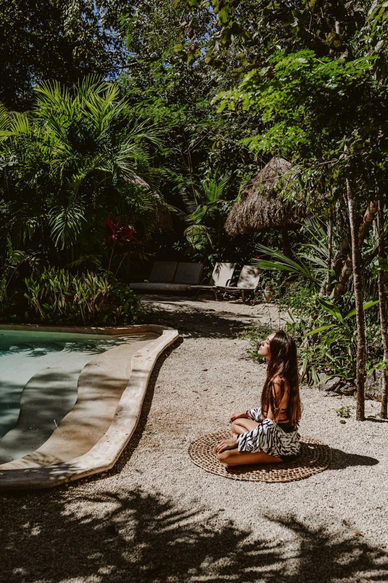 Madre Tierra Eco Habitat Konuk evi Puerto Morelos Dış mekan fotoğraf