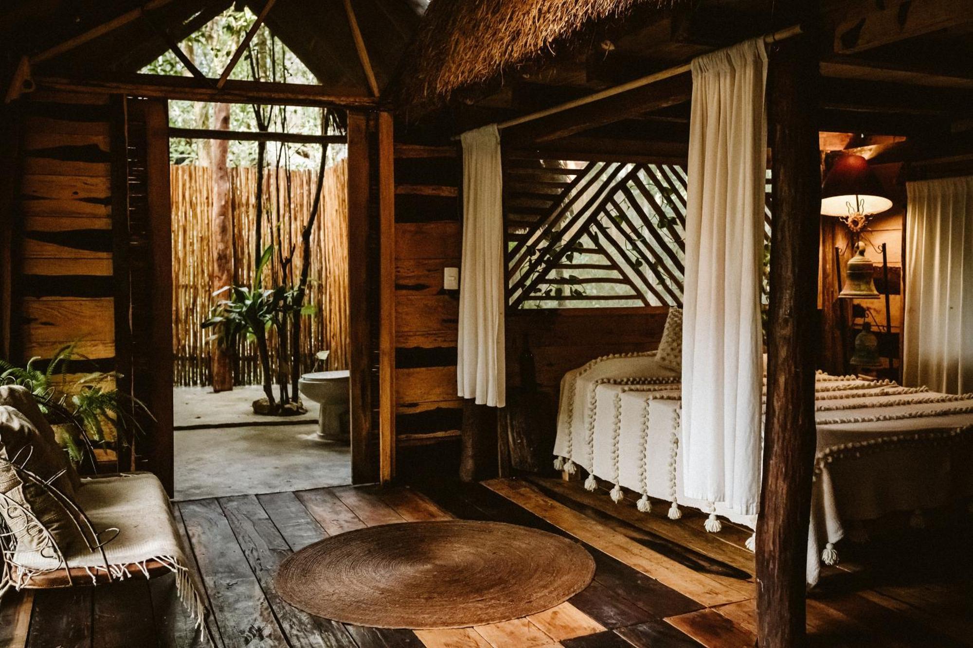 Madre Tierra Eco Habitat Konuk evi Puerto Morelos Dış mekan fotoğraf