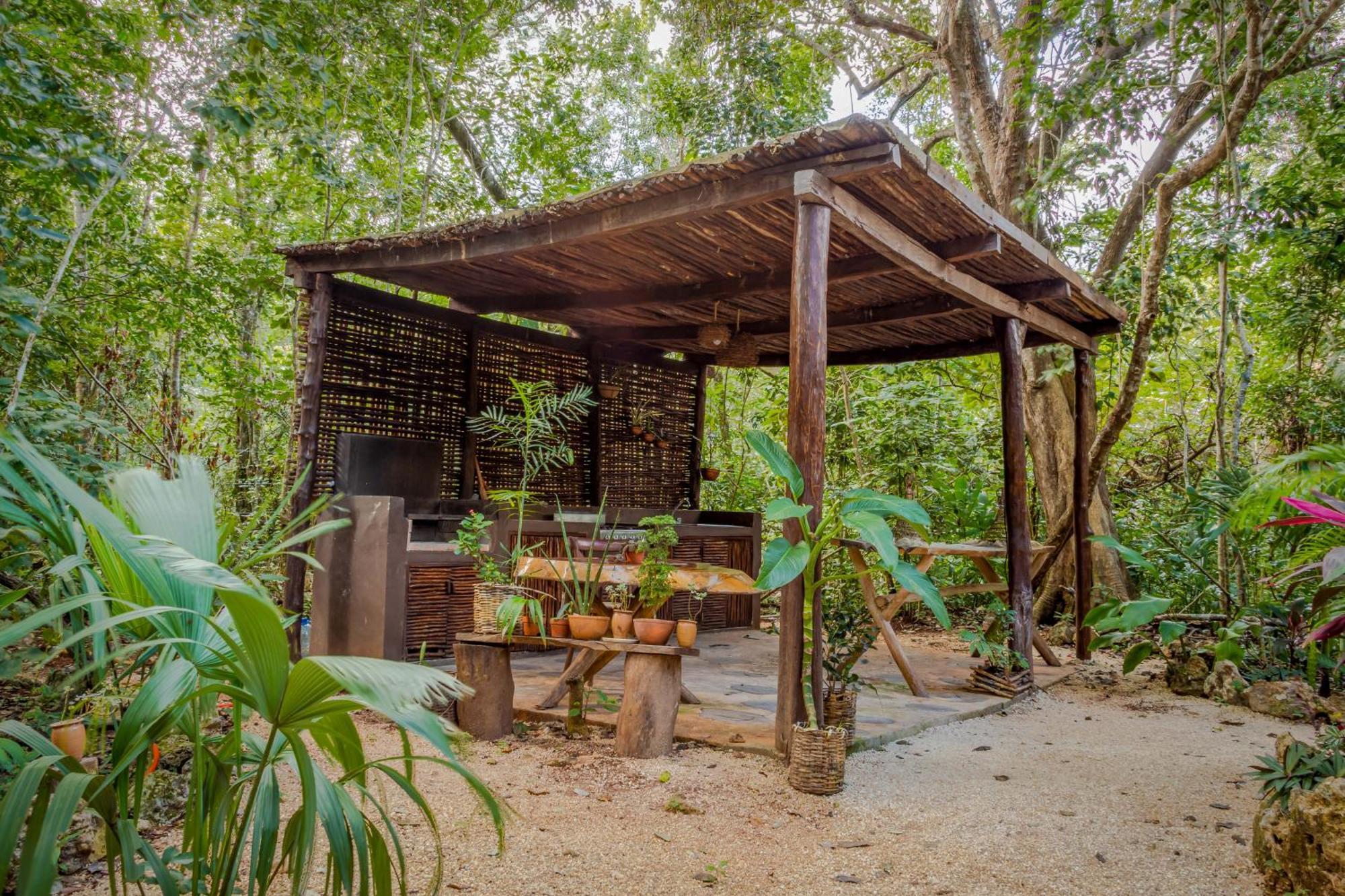 Madre Tierra Eco Habitat Konuk evi Puerto Morelos Dış mekan fotoğraf