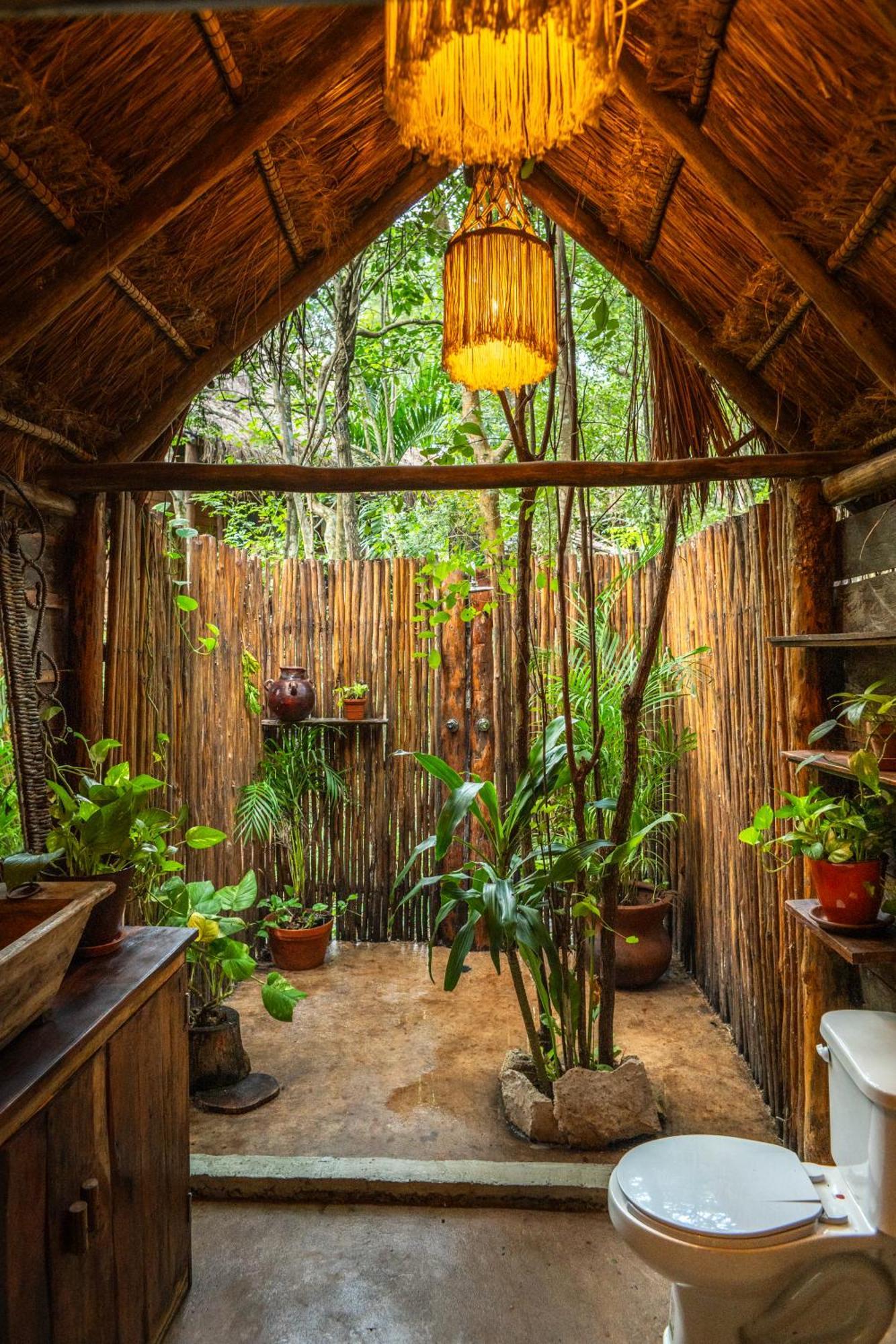 Madre Tierra Eco Habitat Konuk evi Puerto Morelos Dış mekan fotoğraf